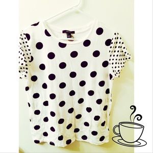 Black & White Polka Dot t-shirt