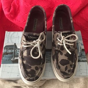 Sperry top-sider bahama marble cheetah