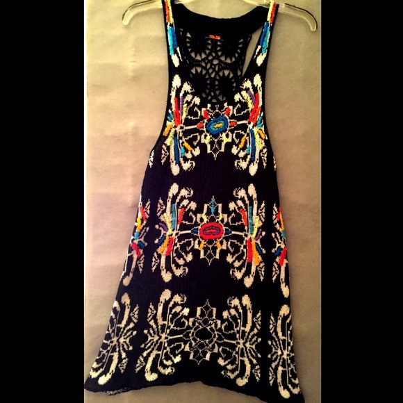 Free People Open Knit Dress