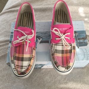 Sperry top-siders biscayne pink/brown