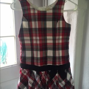 Girls children's place Christmas plaid dress