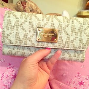 Michael Kors flip wallet