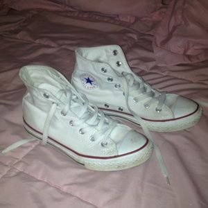 white high top converse