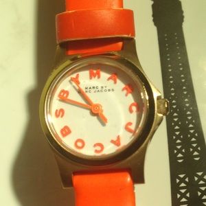 Marc by Marc Jacobs small watch orange authentic