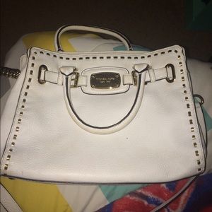 EUC white micheal kors purse!