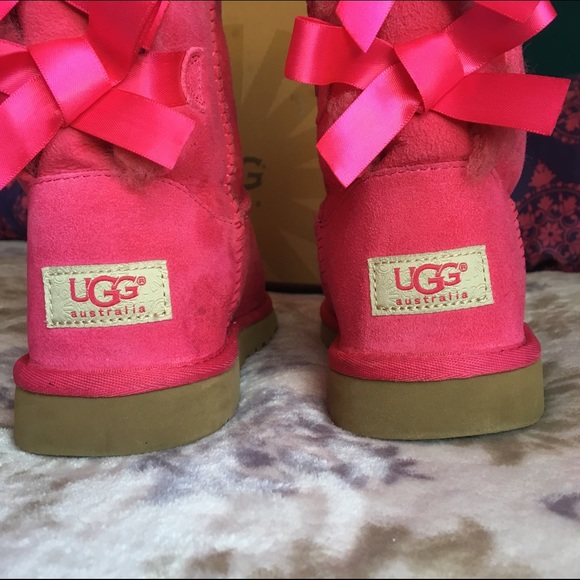 Pink Bailey Bow Uggs