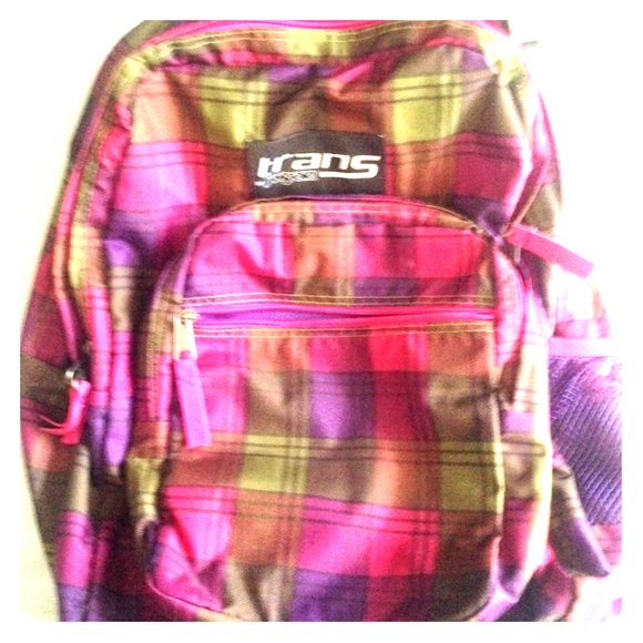 📚SOLD! TRANS JanSport Backpack💗 - Picture 1 of 4