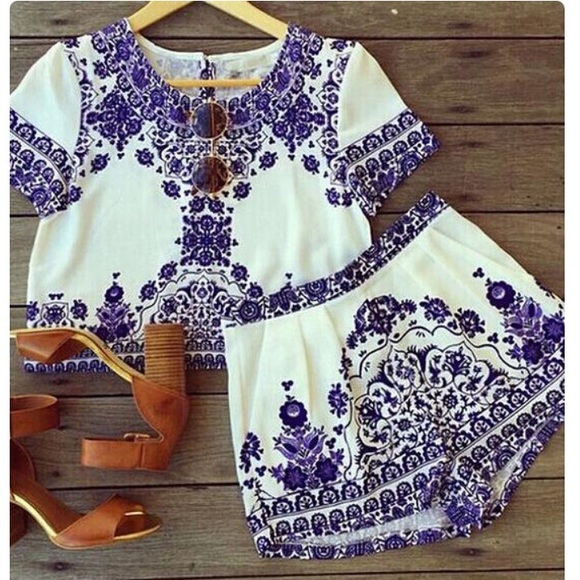 Sabo Skirt Tops - 2 piece set