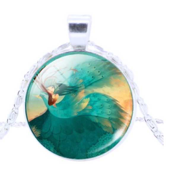 Jewelry - Peacock Fairy Necklace✨4 available✨