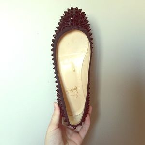 Christian Louboutin Sonietta Spikes Flats 35.5