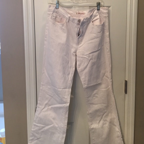 FREE with purchase! JBrand white Bootcut jeans