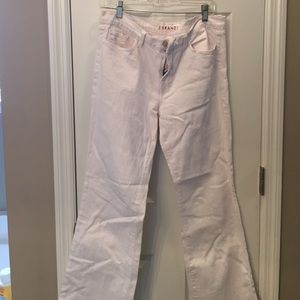 FREE with purchase! JBrand white Bootcut jeans