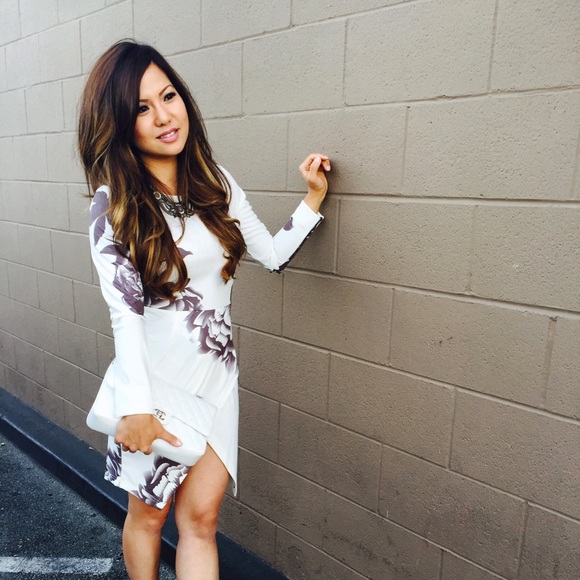 Dress with floral print