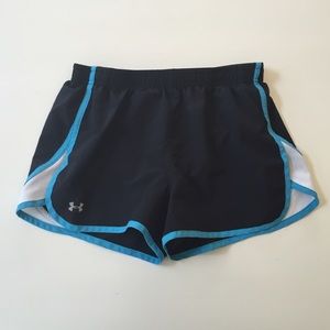 Black Under Armour running shorts