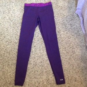 Cute power core athletic fleece-lined  tights