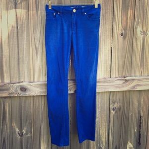 Indigo Reign cobalt blue skinny jeans