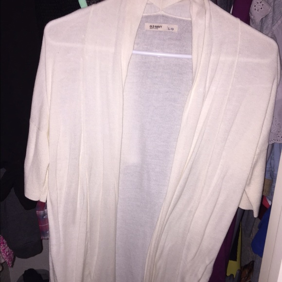2 cute cardigans (off-white and grey) (bundle)