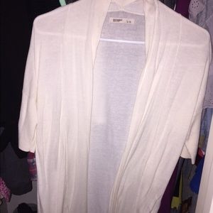 2 cute cardigans (off-white and grey) (bundle)