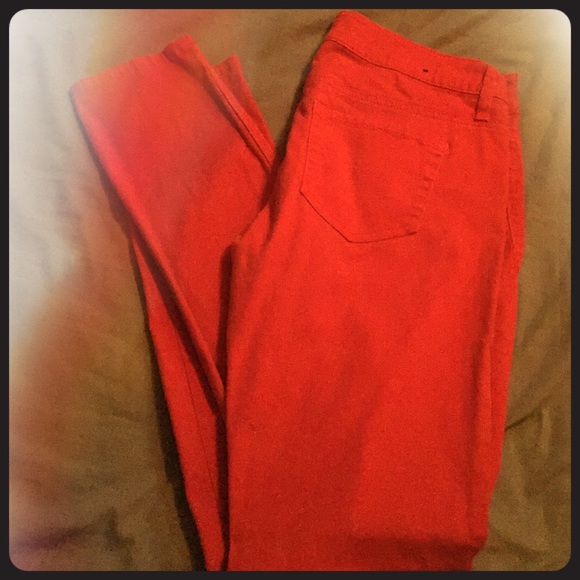 Red Lovesick Skinny Jeans - Picture 1 of 2