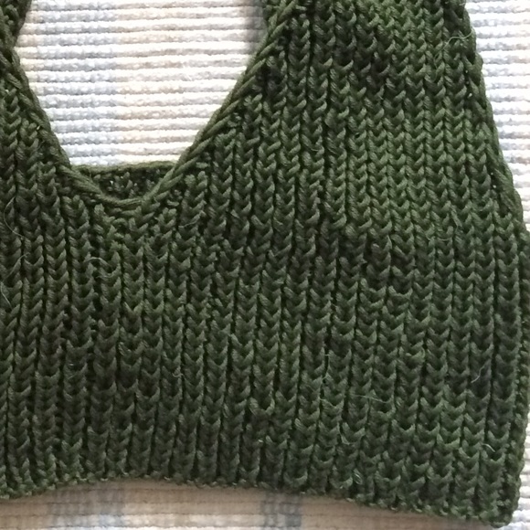 Hand knit Summer Bralette - Picture 4 of 4