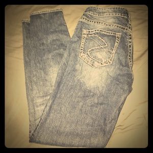 ❗️On Hold❗️Silver Skinny Jeans