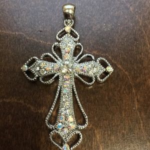 NWOT Rhinestone Cross Pendant