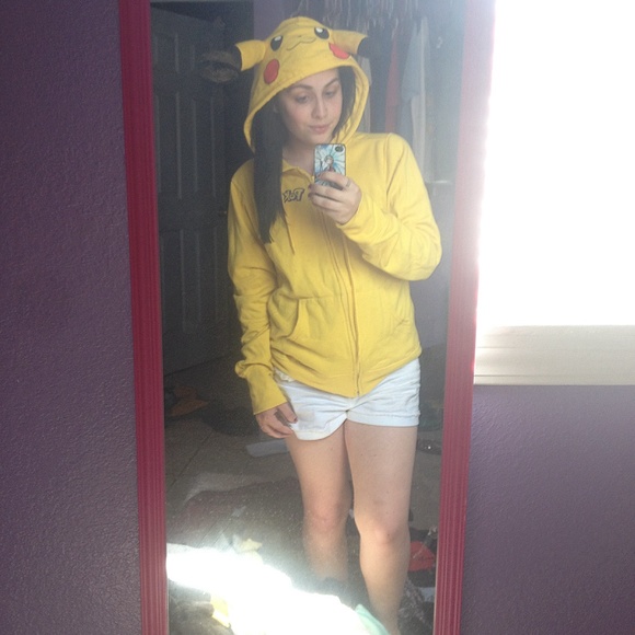 Outerwear - Pikachu costume hoodie from Hot Topic