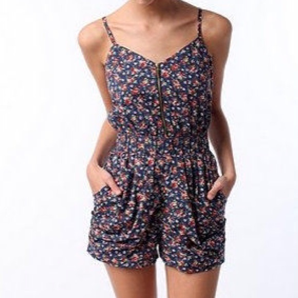 Lucca Couture Floral Romper