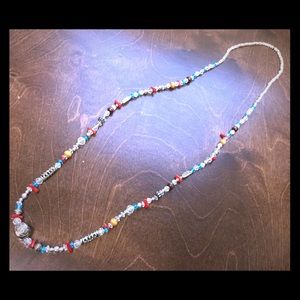 NWOT Long Multicolor Beaded Necklace/Eyeglass