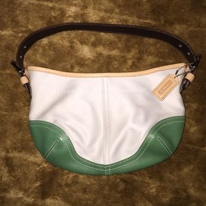COACH...Kelly Green/White/Tan.