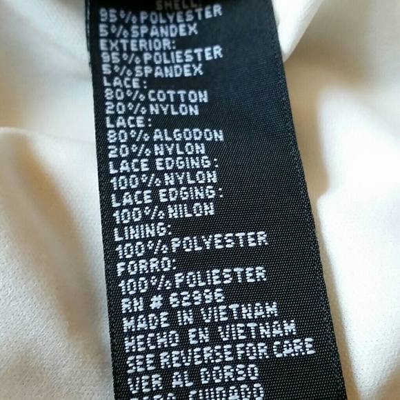 FLASH SALE!!!! -Black lace and ivory layered dress - Picture 4 of 4