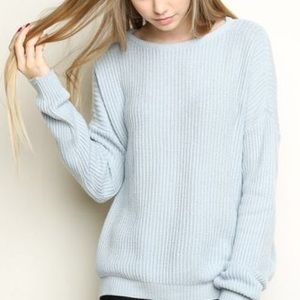✨OFFERS?✨ blue ollie sweater