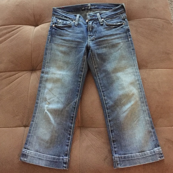 7 For all mankind cropped Dojo Jeans - Picture 6 of 8