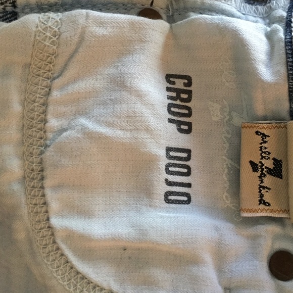 7 For all mankind cropped Dojo Jeans - Picture 8 of 8