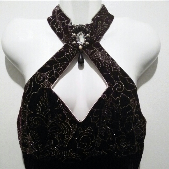 Jessica McClintock  GunneSax Velvet  Dress