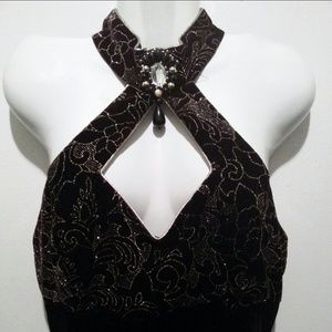 Jessica McClintock  GunneSax Velvet  Dress