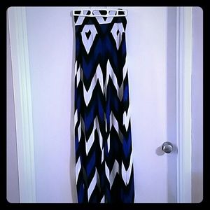 Chevron palazzo pants