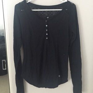 Navy Blue Hollister Long Sleeve