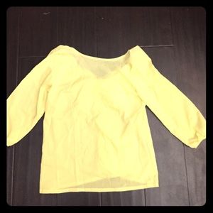 Bright Yellow shear top