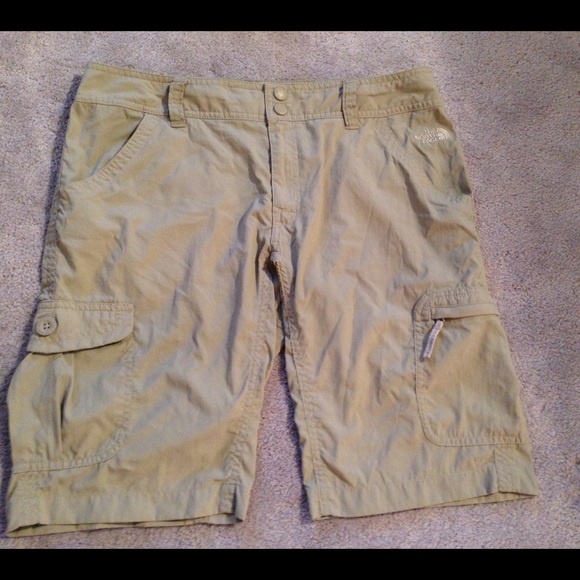 The North Face Khaki Nylon Shorts