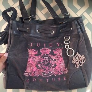 Authentic pink/grey Juicy Couture daydream bag