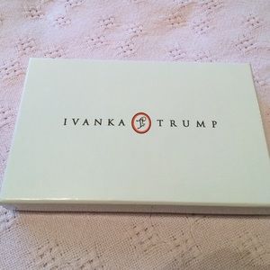 Gold Ivanka Trump evening handbag