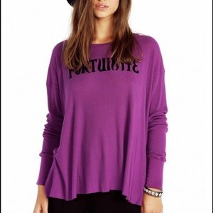 Wildfox Fortunate Effortless Thermal, Sz XS