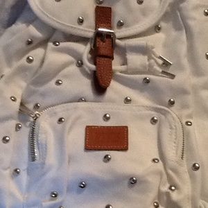 White Victoria's Secret Mini Backpack