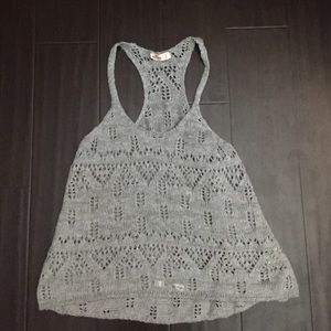 Gray Hollister Top