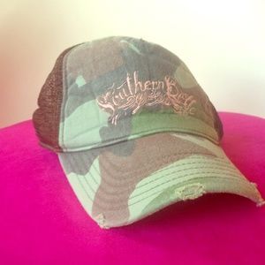 Southern Belle camo baseball cap / hat