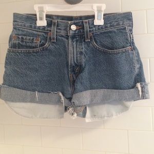 High waisted shorts
