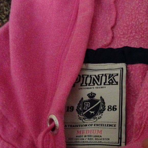 Victoria's Secret Pink Zipup Sweatshirt - Picture 2 of 4
