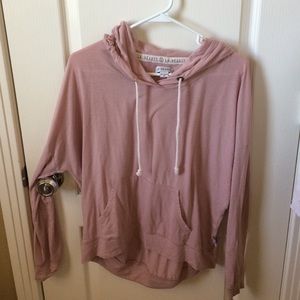 LA Hearts Pink Hoodie