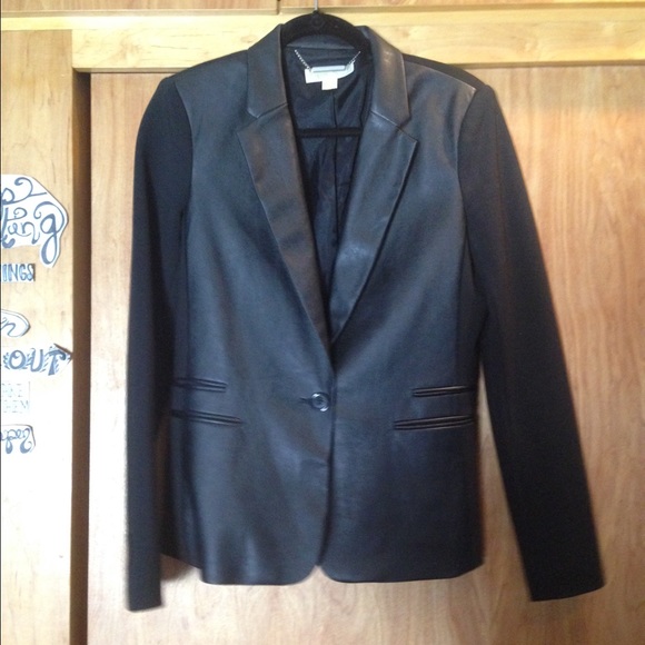 MK Leather blazer